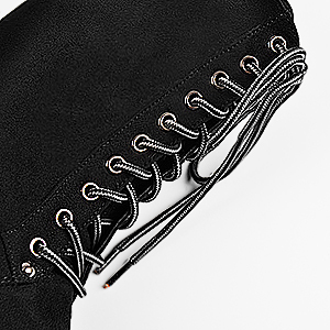 Winter Wildlederstiefel Plateau Klobige Absätze