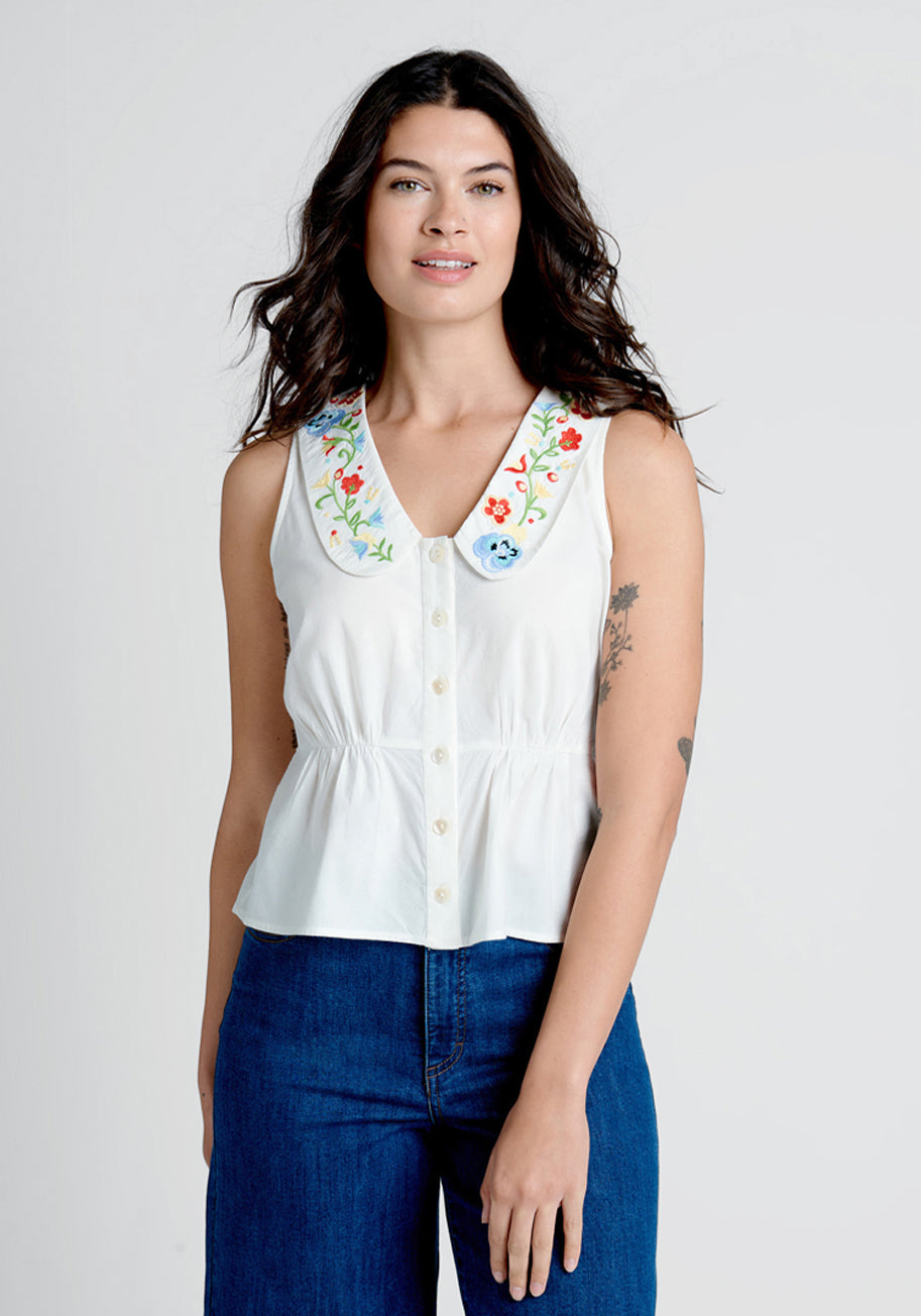 Rural Paradise Peplum Top
