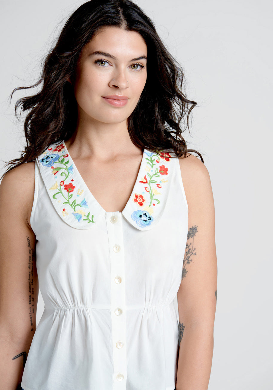 Rural Paradise Peplum Top