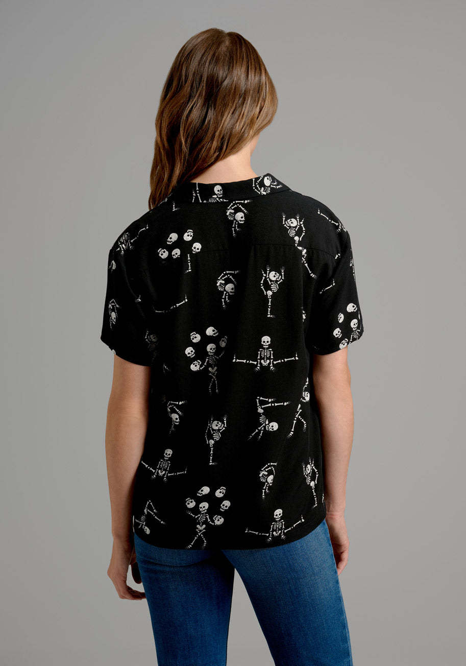 Tumble For You Button-Up Top