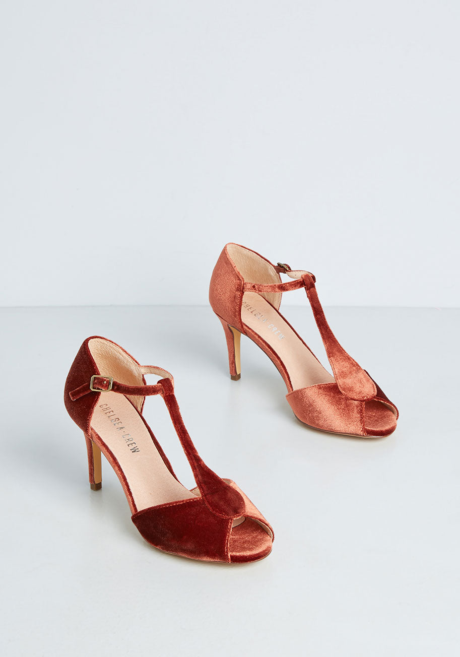 Gala Gorgeous T-Strap Heel