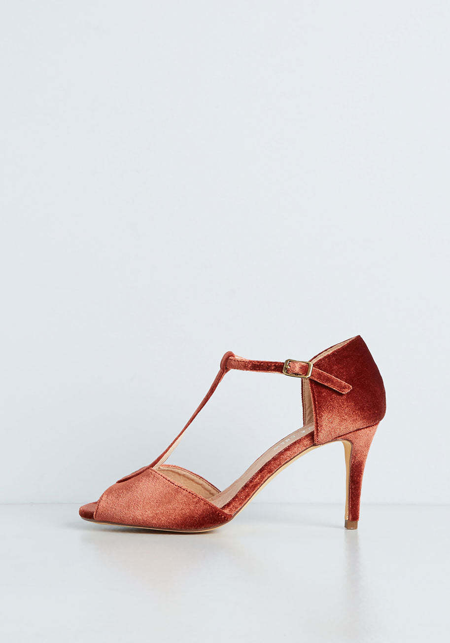 Gala Gorgeous T-Strap Heel