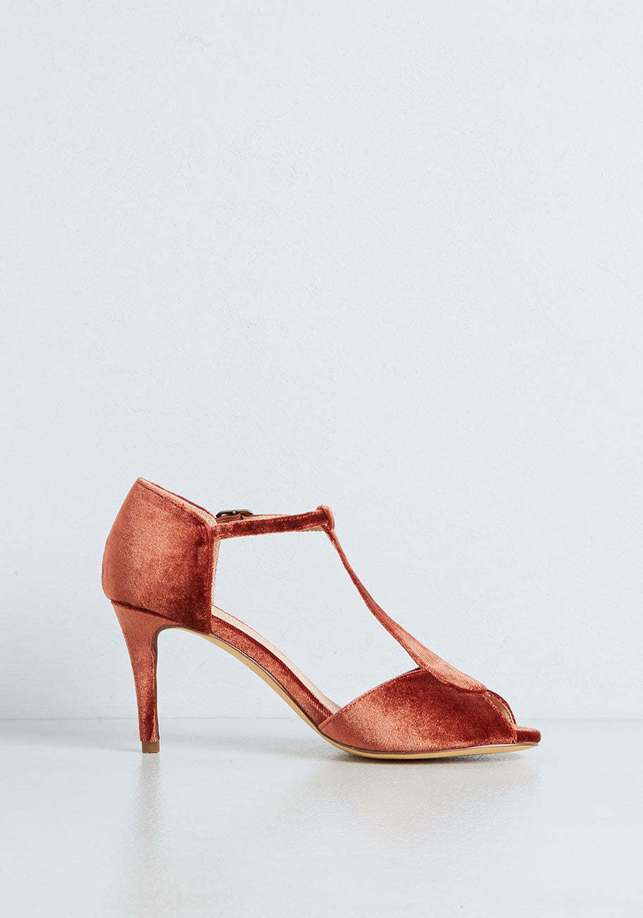 Gala Gorgeous T-Strap Heel