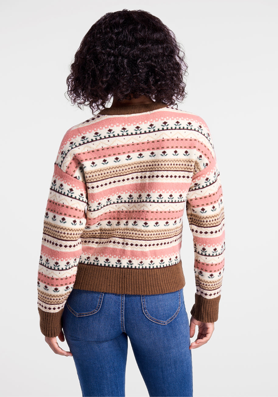 Tulip Farm Fair Isle Sweater