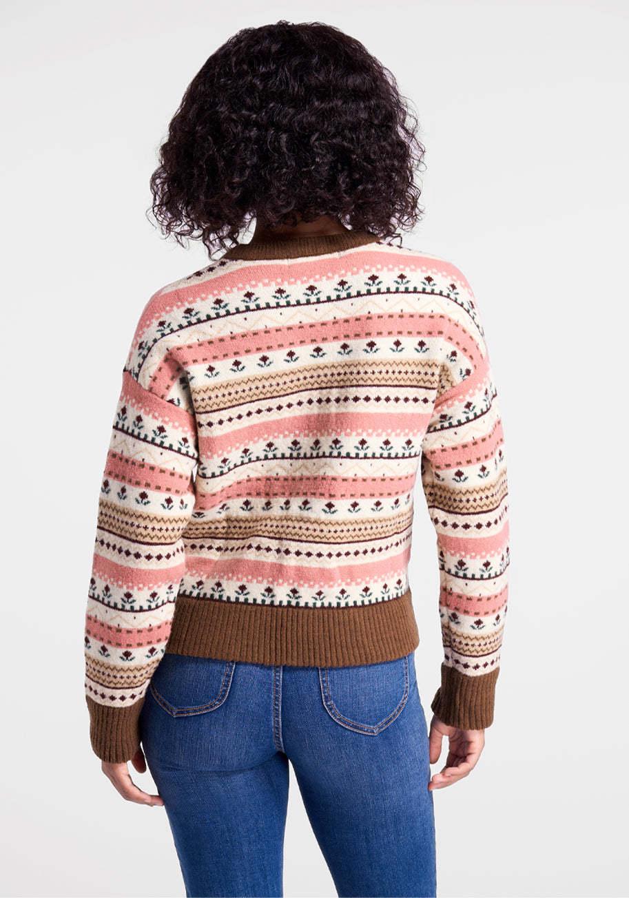 Tulip Farm Fair Isle Sweater