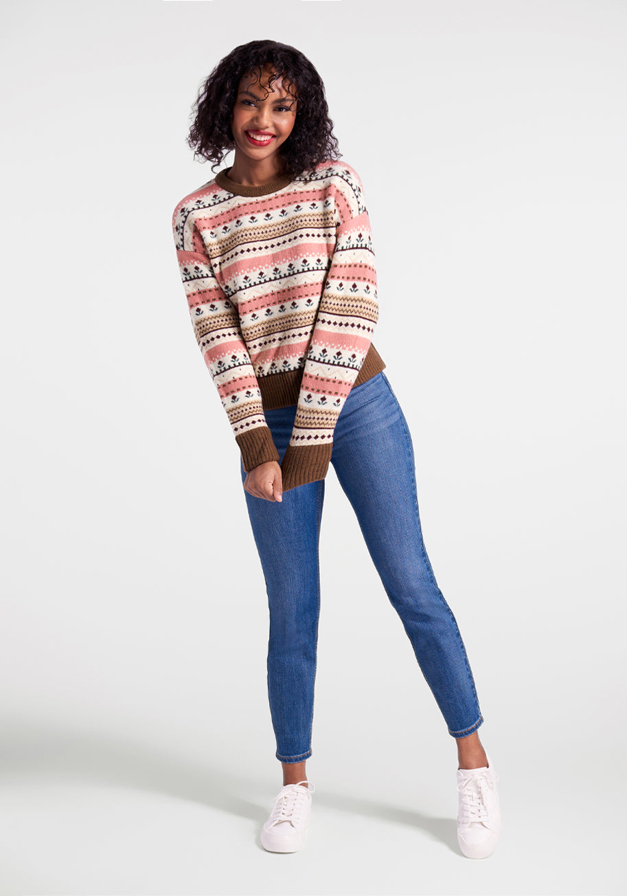 Tulip Farm Fair Isle Sweater