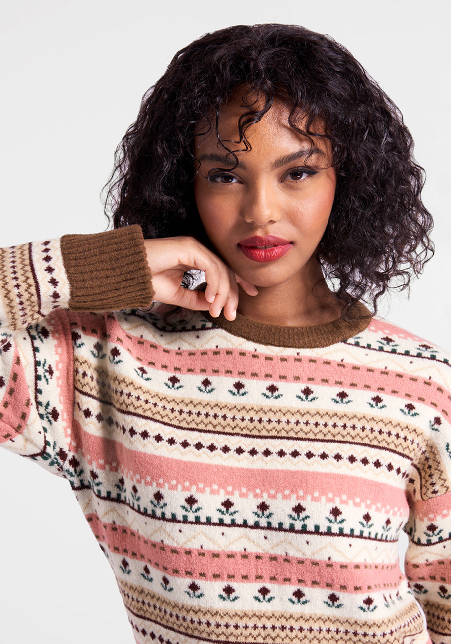 Tulip Farm Fair Isle Sweater