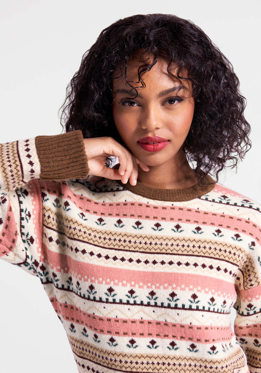 Tulip Farm Fair Isle Sweater