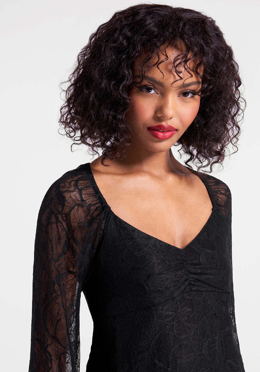 In The Groove Lace Top