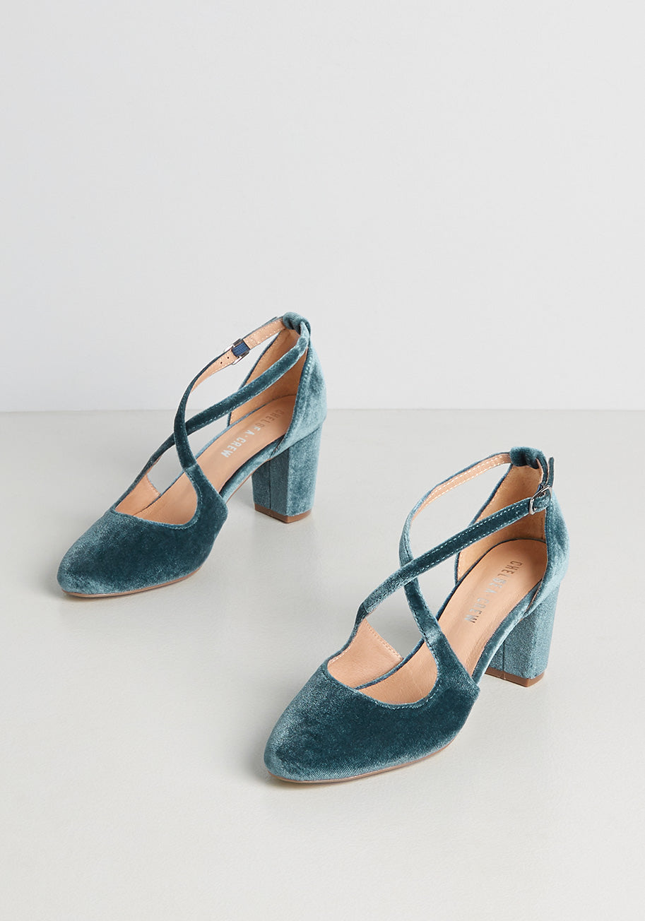 Linger Longer Velvet Heel