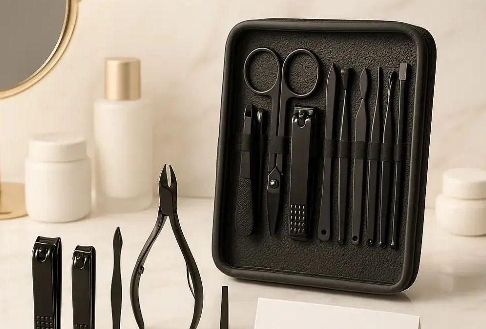 Luxury Manicure & Pedicure Kit | Premium Stainless Steel Grooming Set