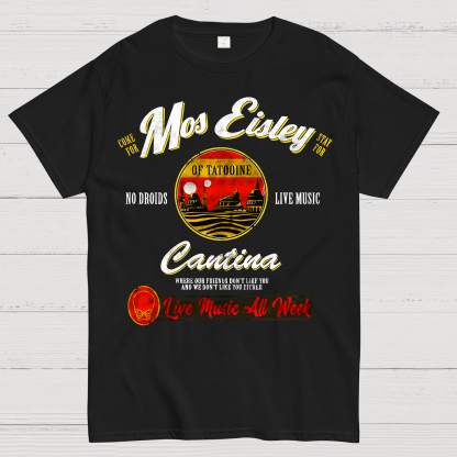 Mos Eisley Cantina Tatooine Graphic Star Wars Print T-Shirt