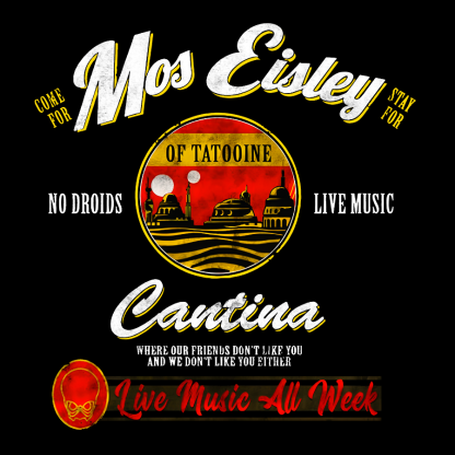 Mos Eisley Cantina Tatooine Graphic Star Wars Print T-Shirt