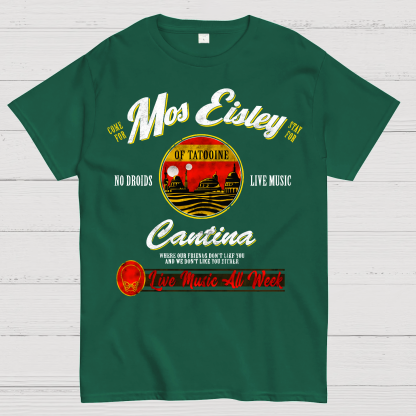 Mos Eisley Cantina Tatooine Graphic Star Wars Print T-Shirt