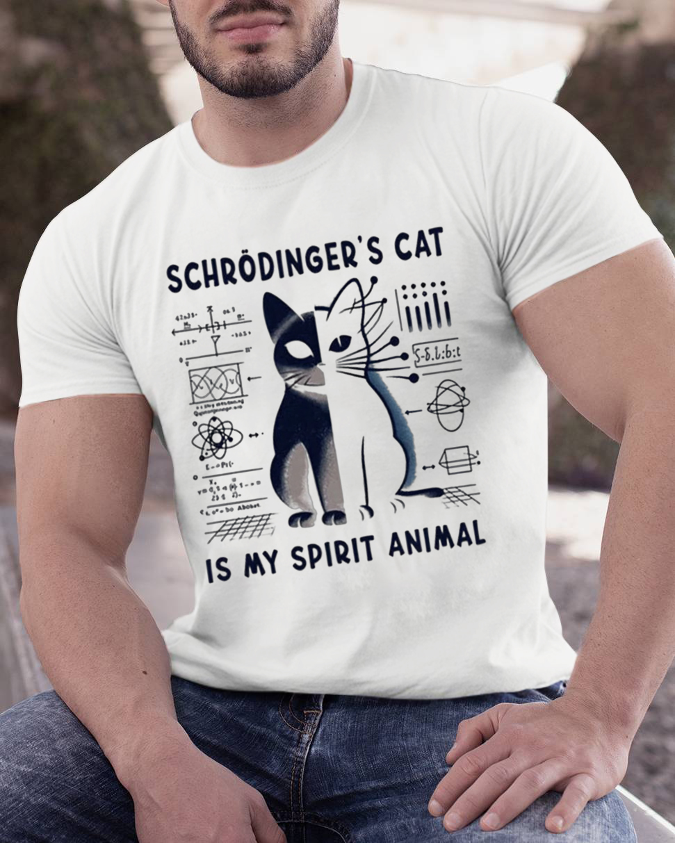 Schrodinger's Сat Science T-Shirts
