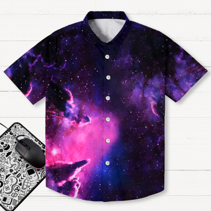 Purple Nebula Geeky Shirt
