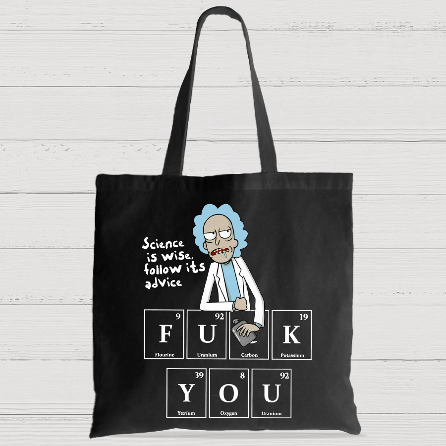 Science Is Wise Follow It's Advice Casual Classic Canvas Bag