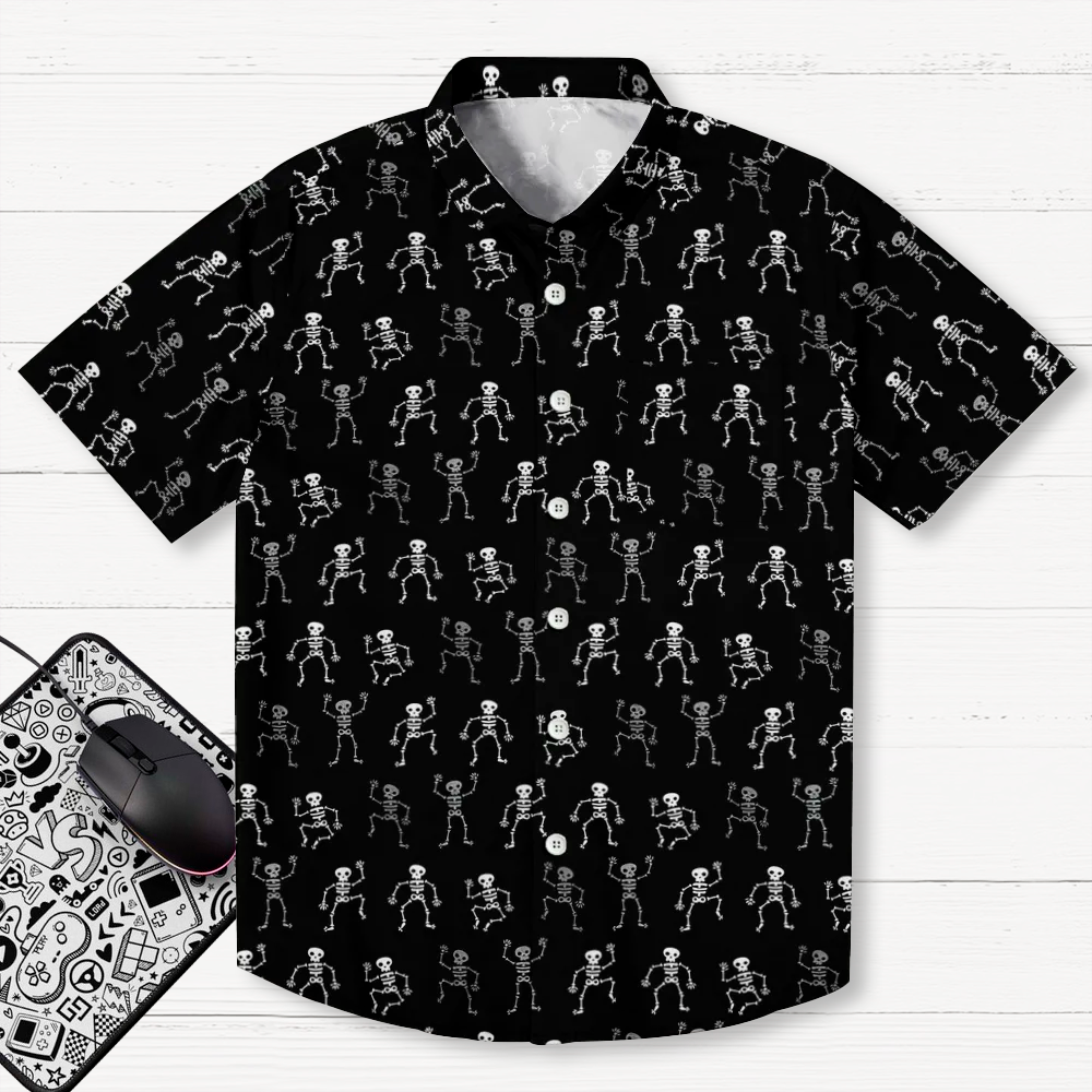 Electroshock Skull Geeky Shirt