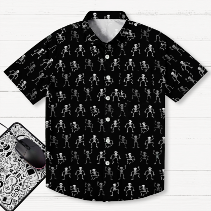 Electroshock Skull Geeky Shirt
