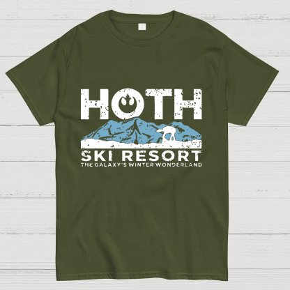 Hoth Ski Resort Casual Geeky T-Shirt