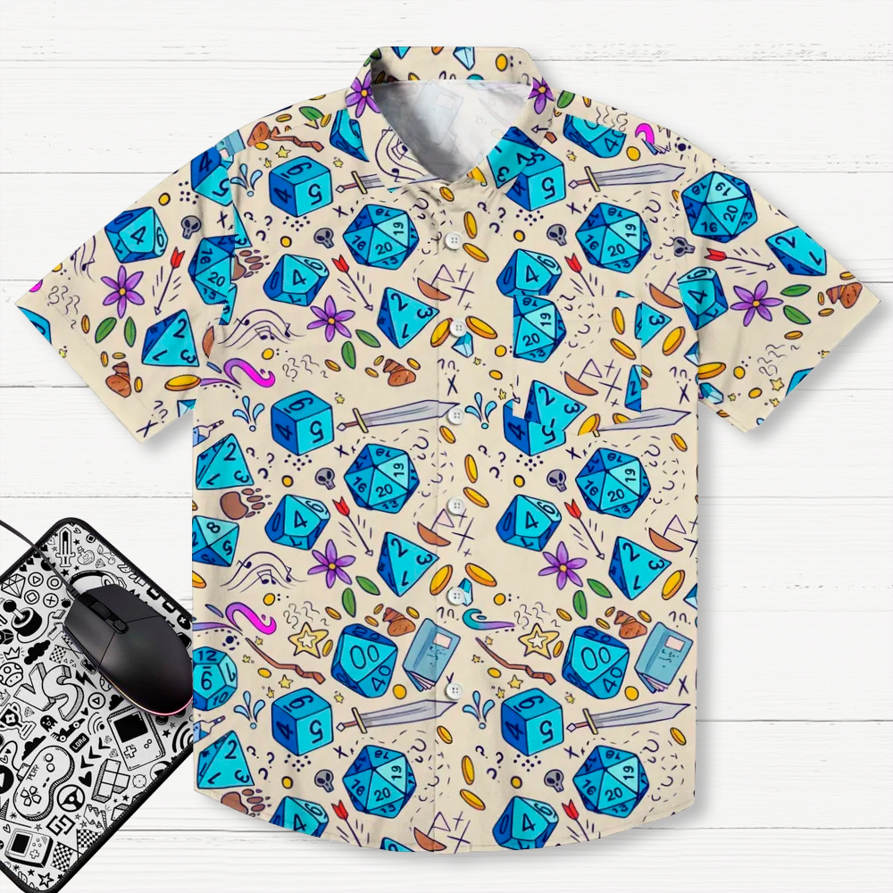 Vintage Dice Game Geeky Shirt