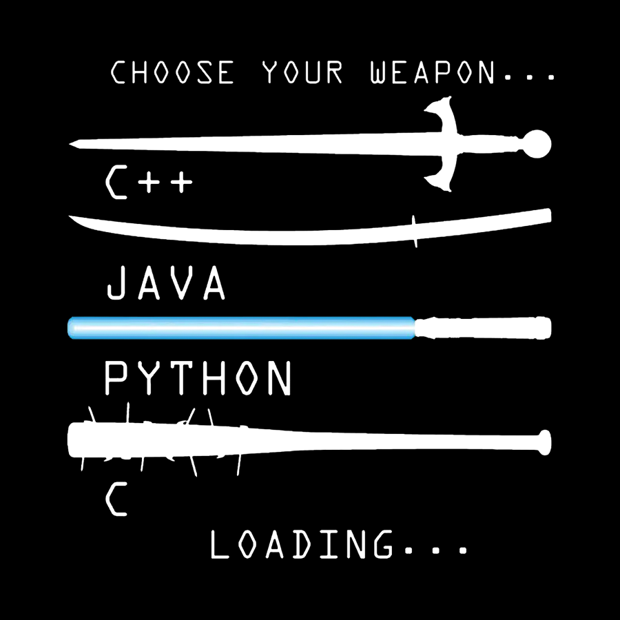 Choose Your Weapon Geeky T-Shirt