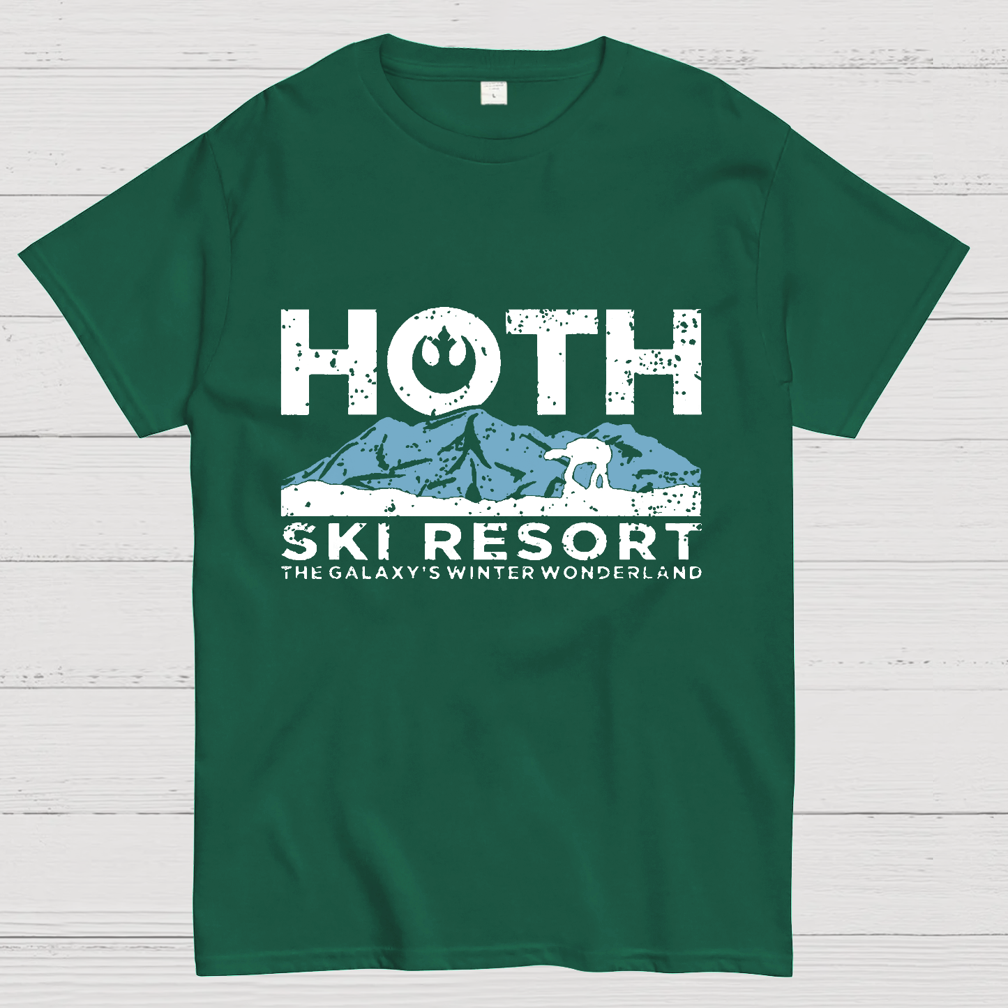 Hoth Ski Resort Casual Geeky T-Shirt