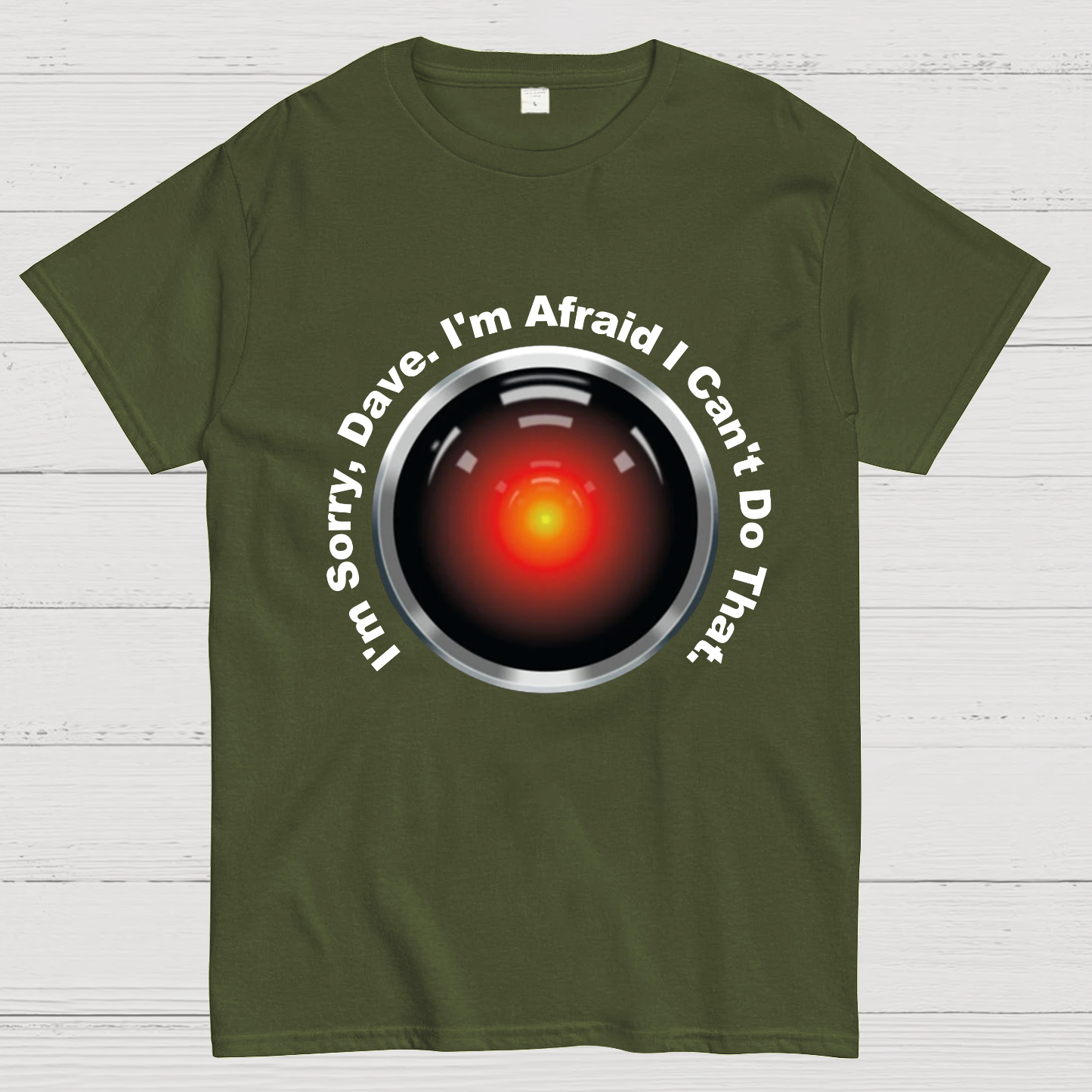 HAL "Sorry, Dave" Quote Geeky T-Shirt