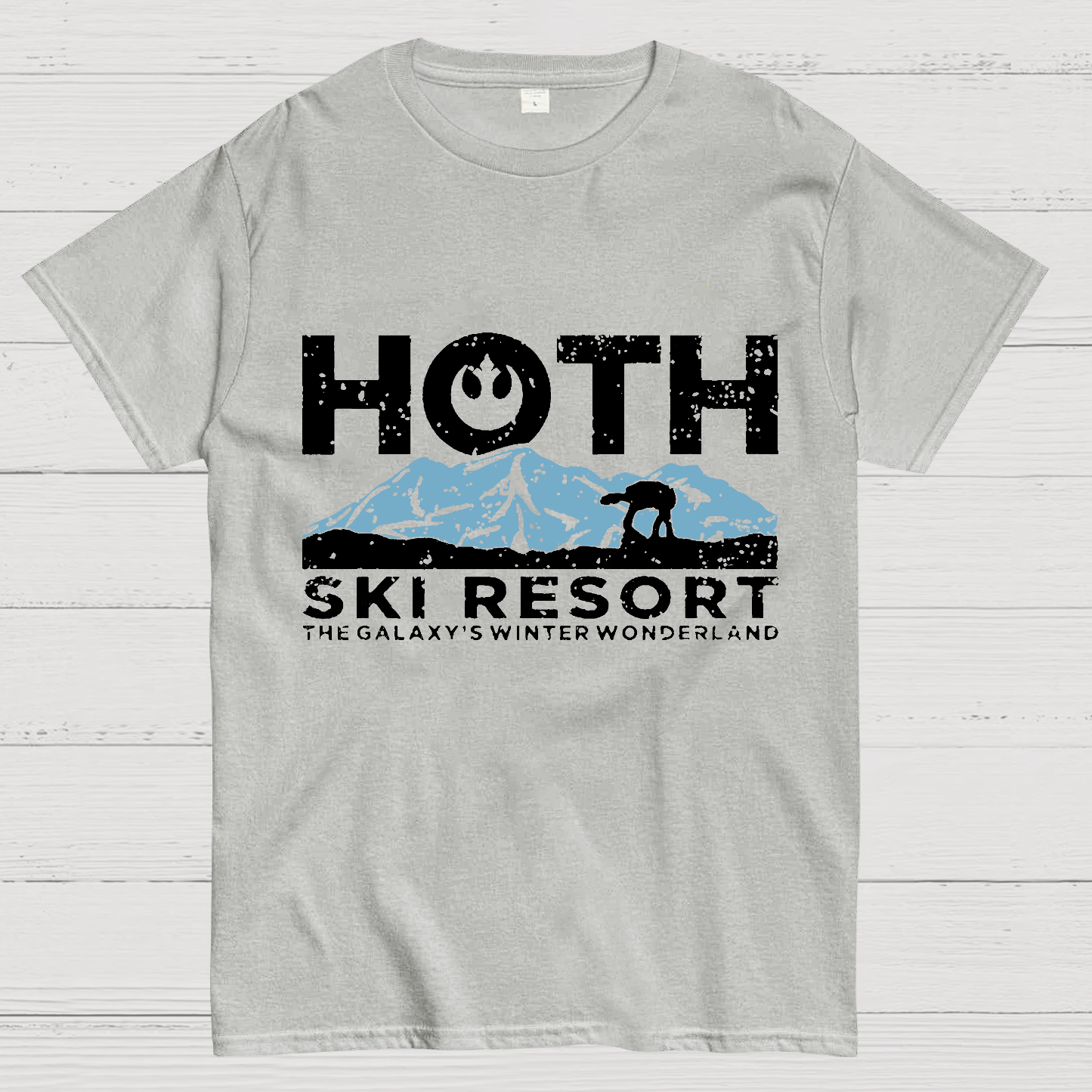 Hoth Ski Resort Casual Geeky T-Shirt