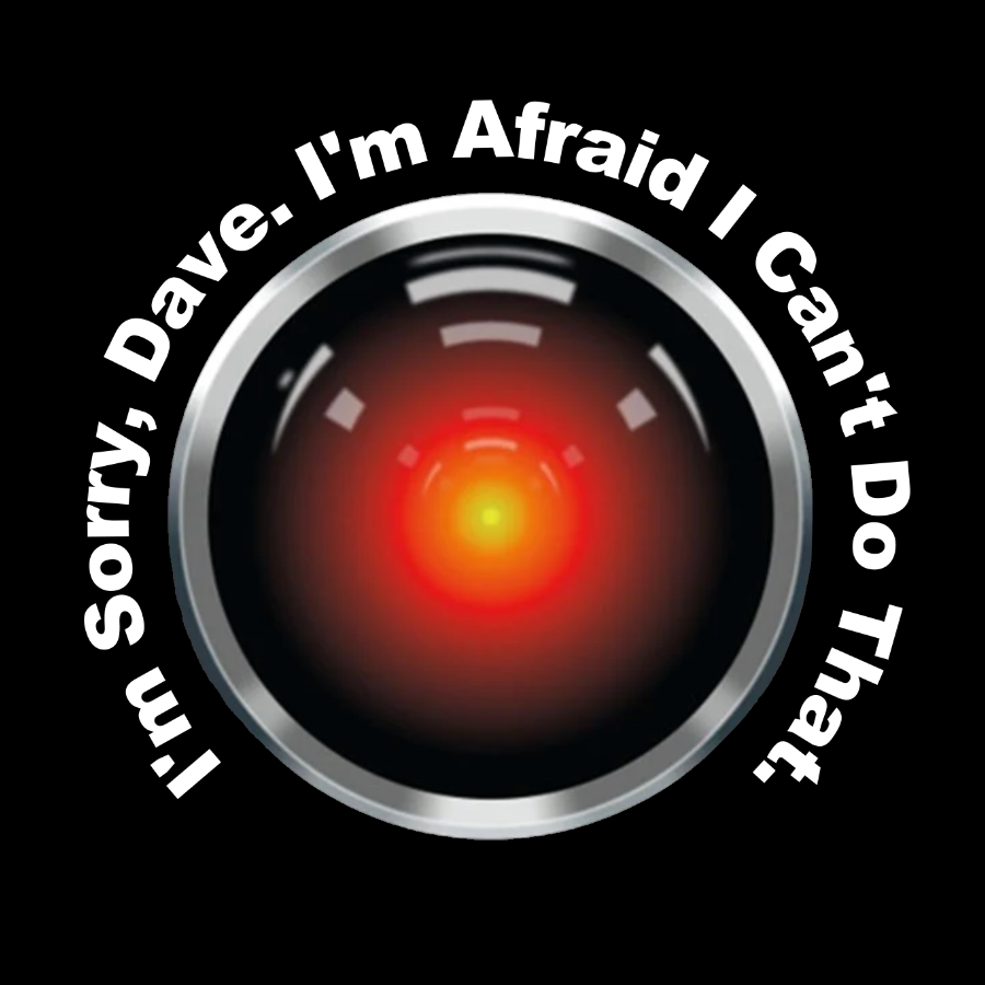 HAL "Sorry, Dave" Quote Geeky T-Shirt