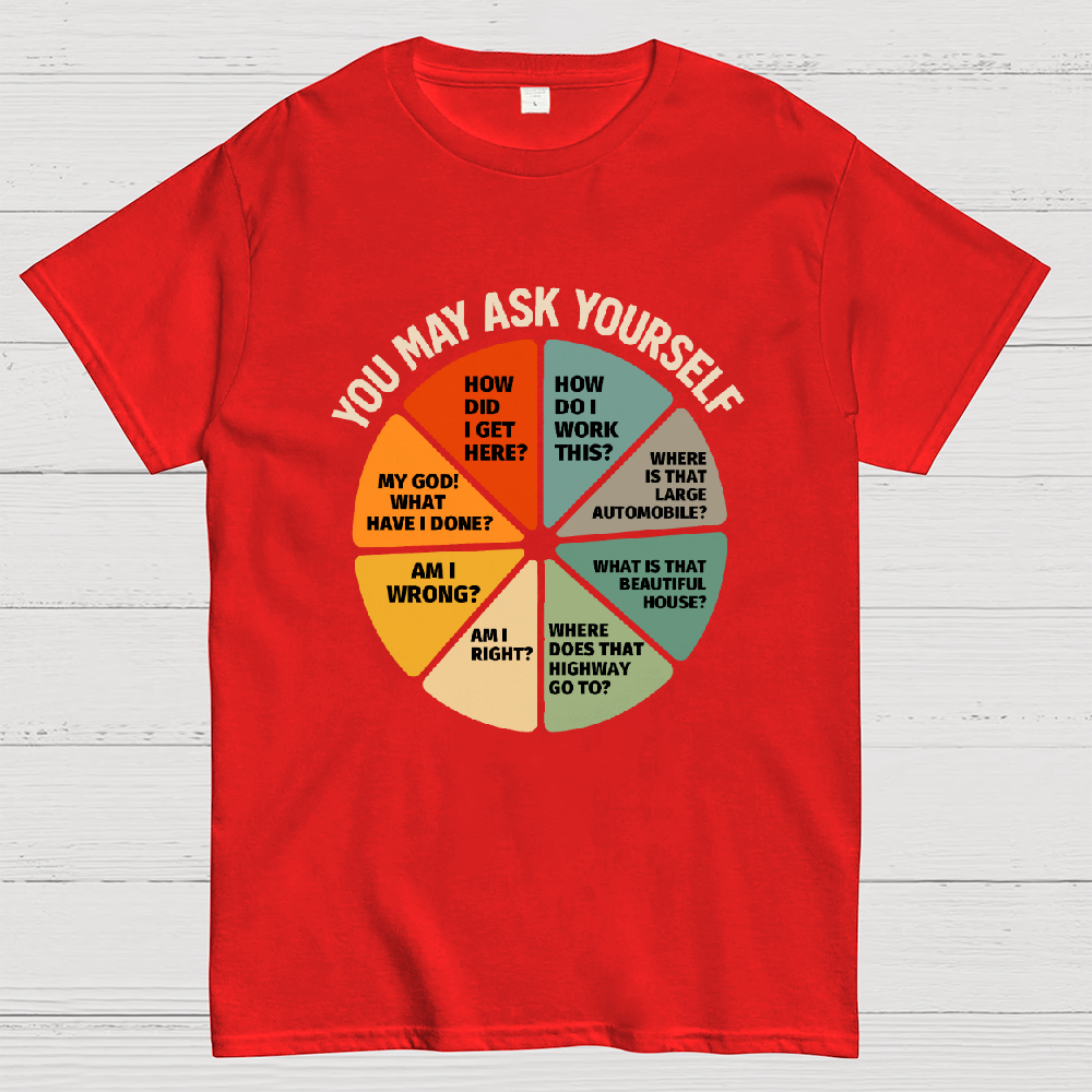 You May Ask Yourself Geek T-Shirt