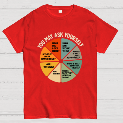 You May Ask Yourself Geek T-Shirt