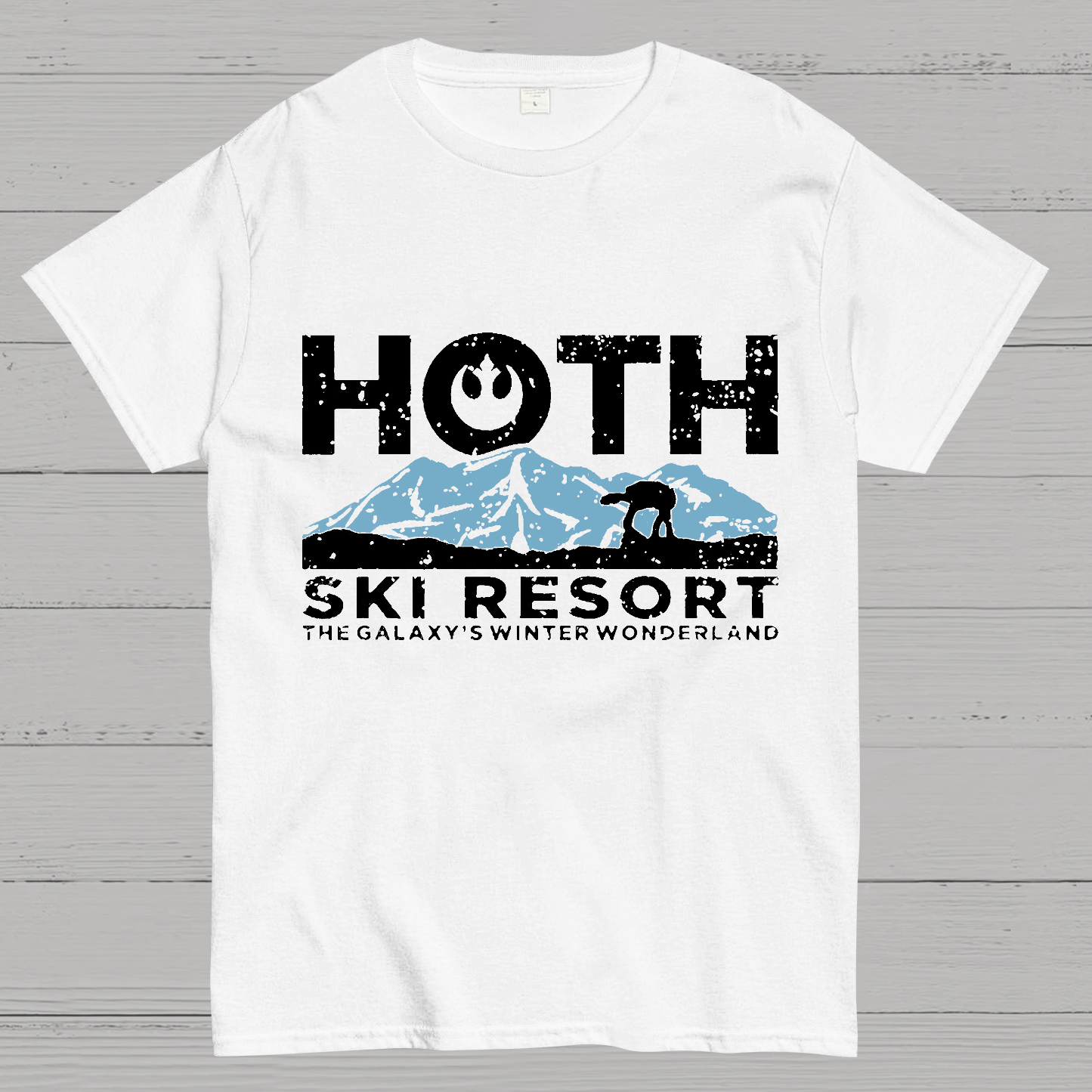 Hoth Ski Resort Casual Geeky T-Shirt