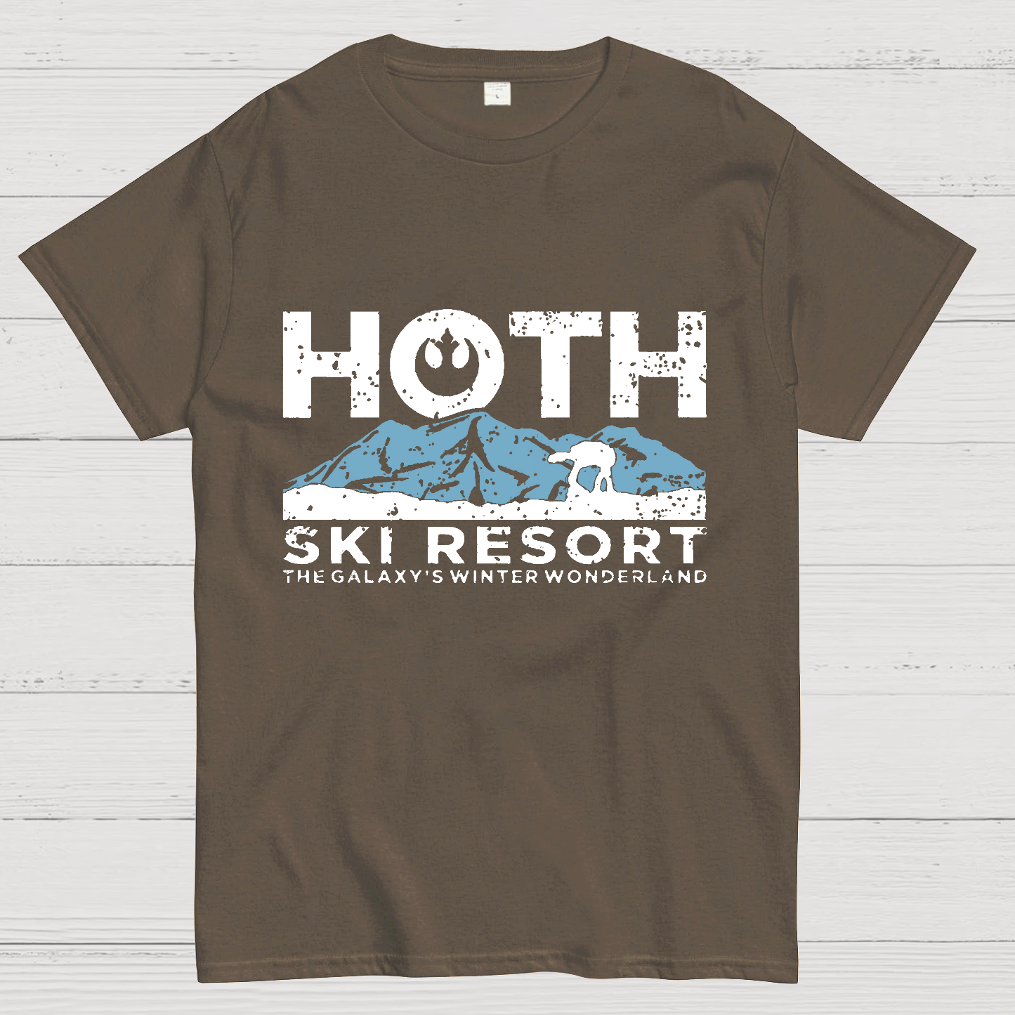 Hoth Ski Resort Casual Geeky T-Shirt