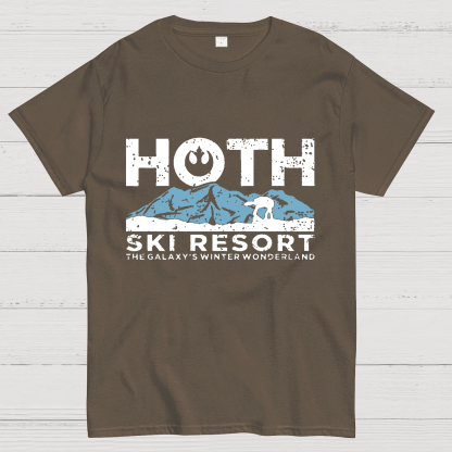 Hoth Ski Resort Casual Geeky T-Shirt