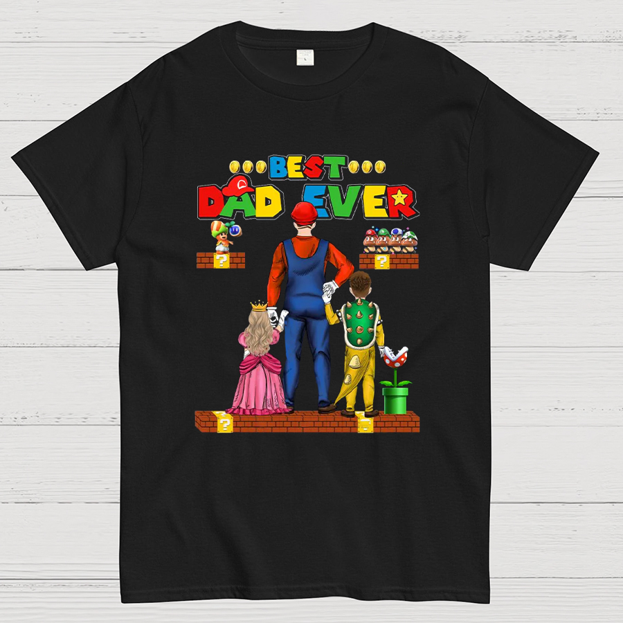 Best Dad Ever Game Geeky T-Shirt