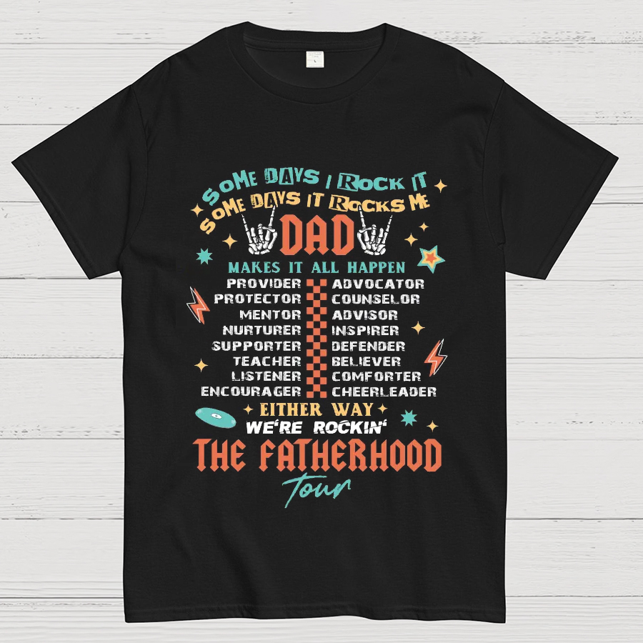 Fatherhood Tour，Best Dad Ever，Father's Day Gift