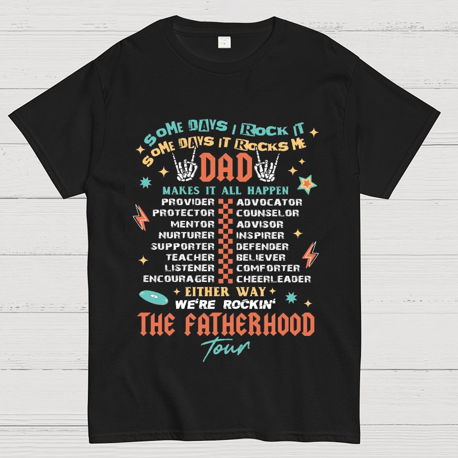 Fatherhood Tour，Best Dad Ever，Father's Day Gift