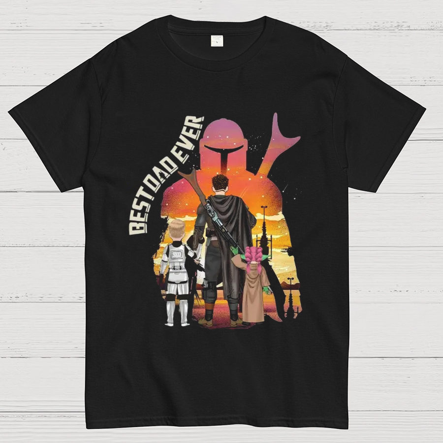Best Dad Ever - The Dadalorian Personalized Shirt Gift For Dad