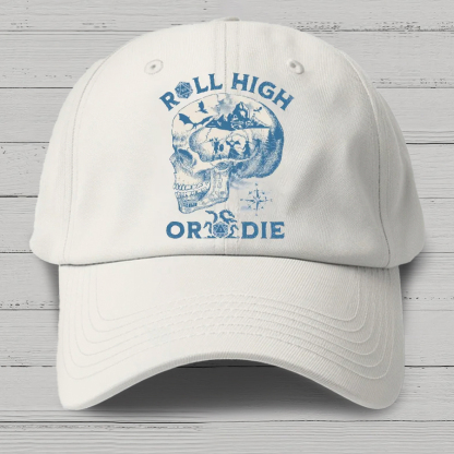 DND SHIRT: Roll High or Die Dungeons and Dragons Cotton Hat