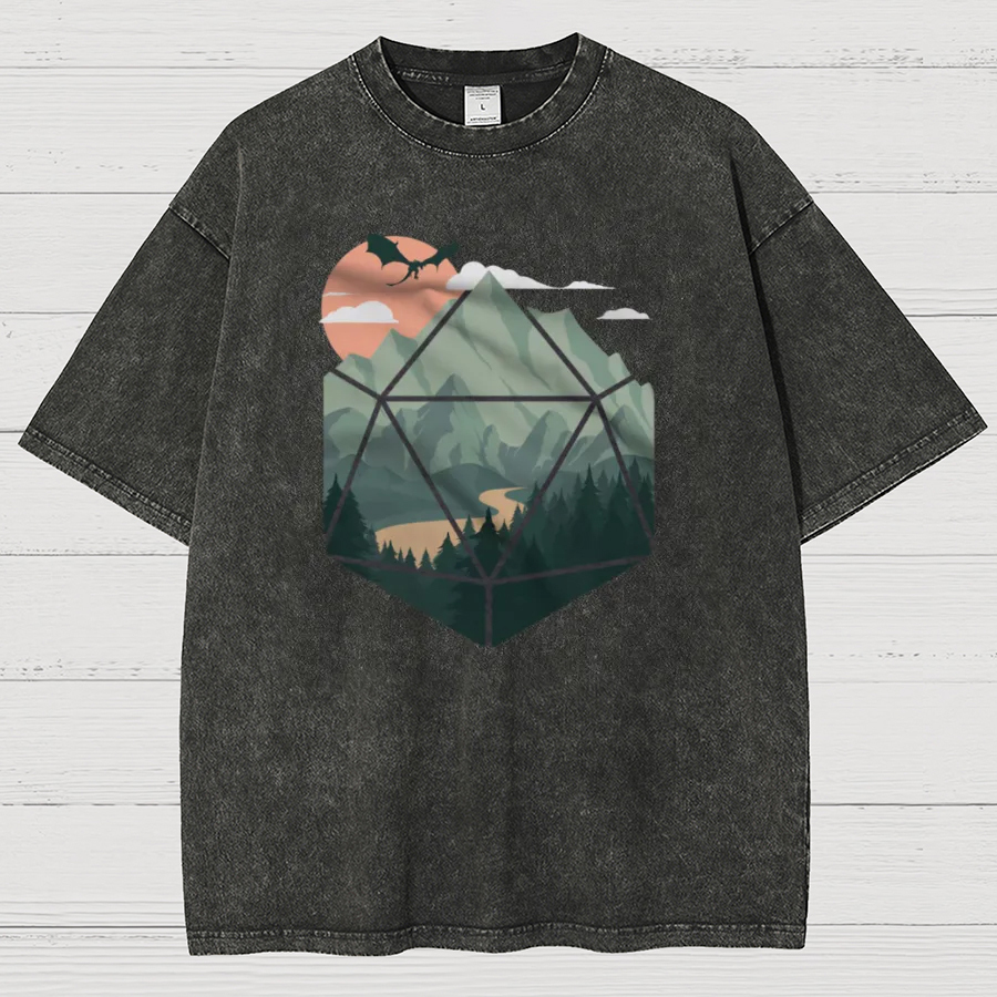 Dungeons and Dragons present Vintage Distressed T-shirt
