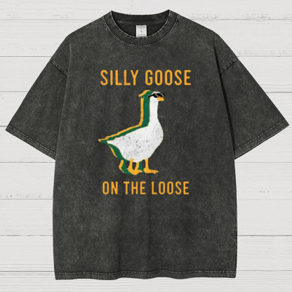 Silly Goose On The Loose Vintage Distressed T-shirt
