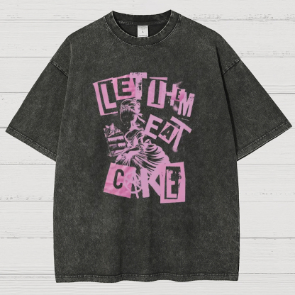 Let Them Eat Cake Vintage Distressed T-shirt