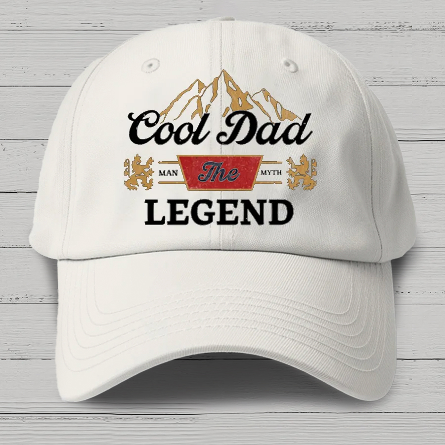 Cool Dad The Legend Cotton Hat