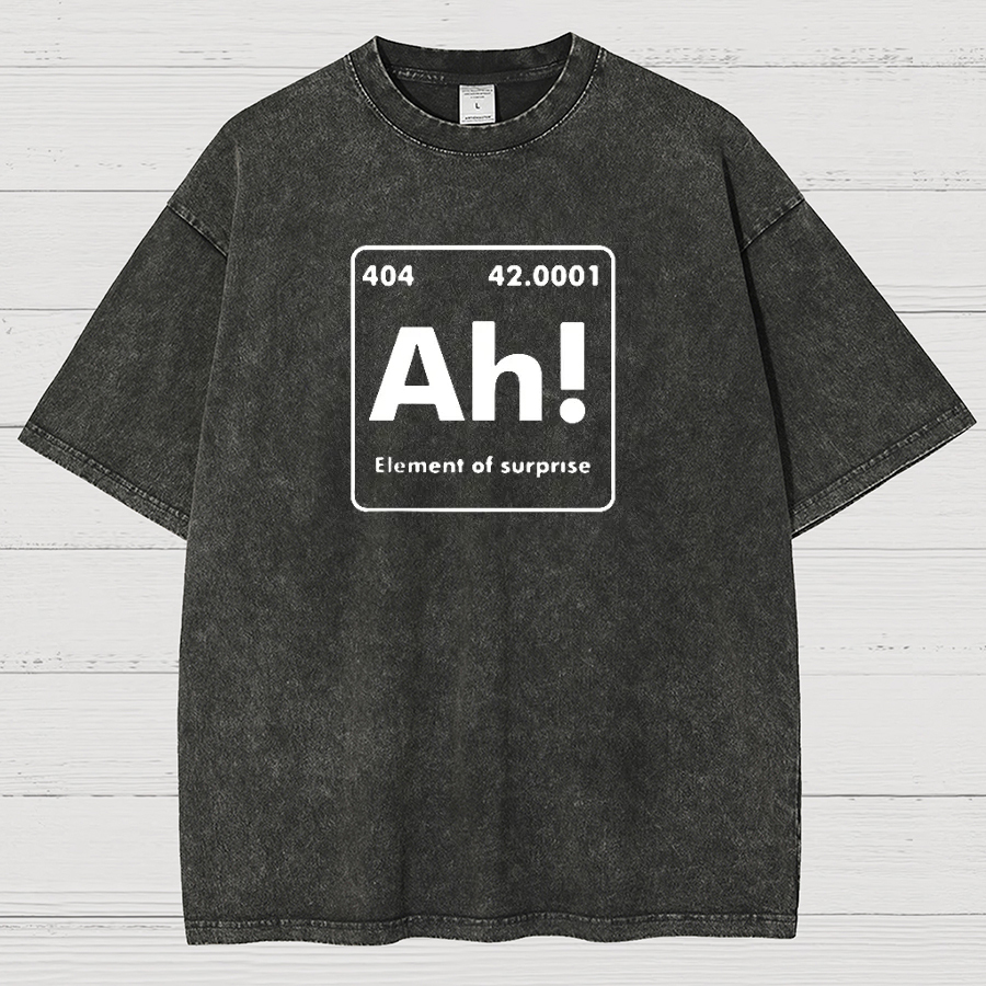 Ah! The Element Of Surprise Vintage Distressed T-shirt