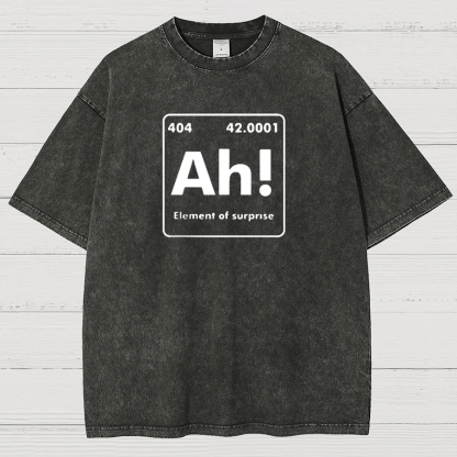 Ah! The Element Of Surprise Vintage Distressed T-shirt