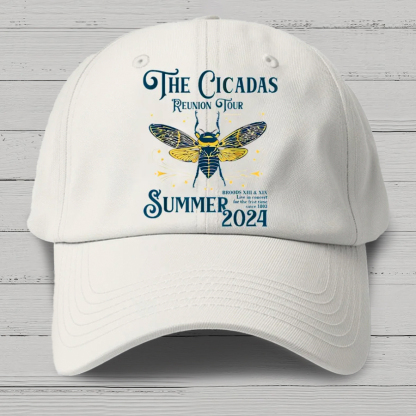 The Cicadas Reunion Tour Summer 2024 Cotton Hat