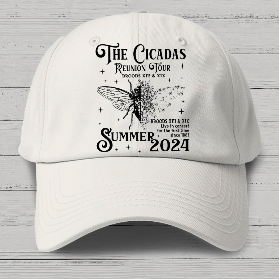 The Cicadas Reunion Tour Summer 2024 Cotton Hat