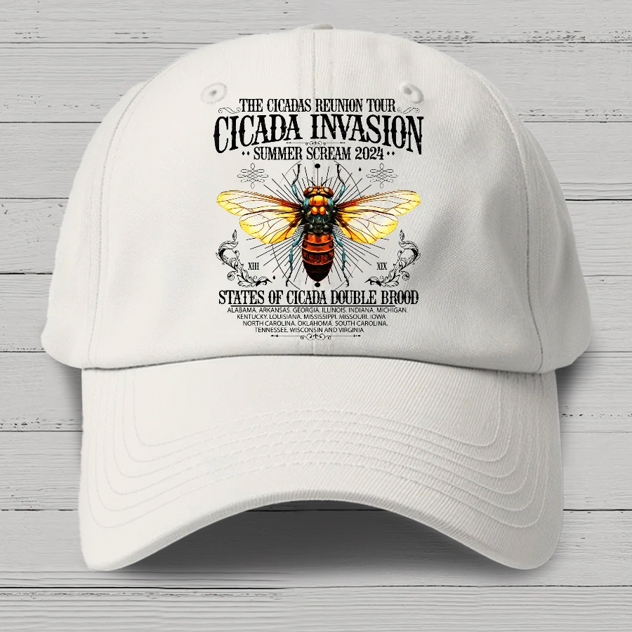 The Cicadas Reunion Tour Summer 2024 Cotton Hat