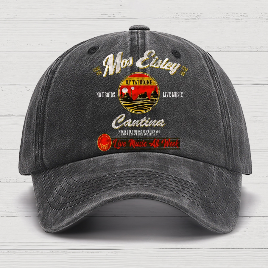 Mos Eisley Cantina Tatooine Graphic Star Wars Cotton Hat